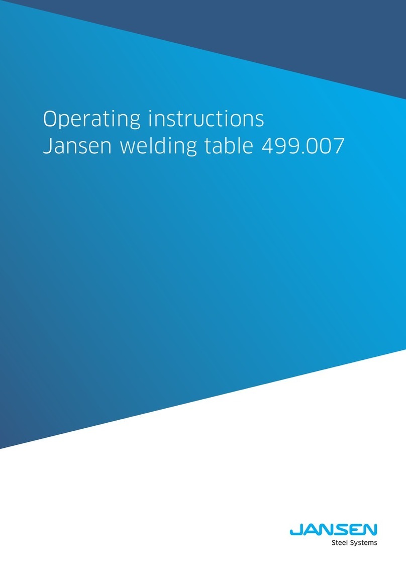 Jansen 499.007 operating instructions