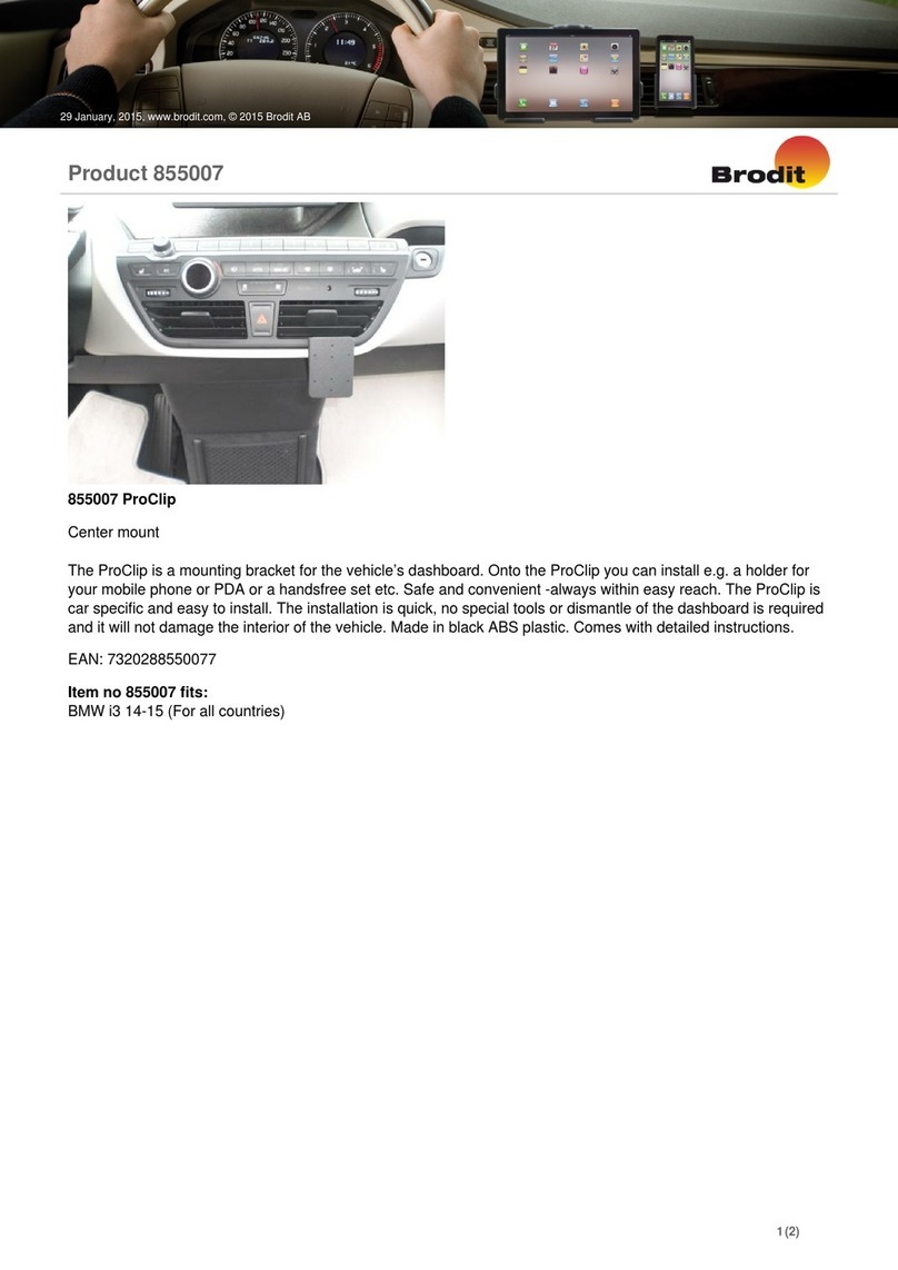 Brodit ProClip 855007 manual