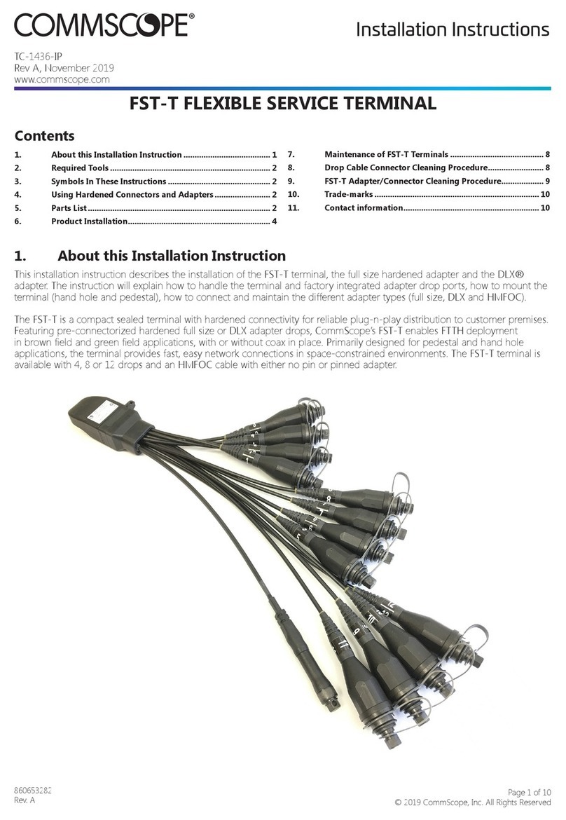 CommScope FST-T installation instructions