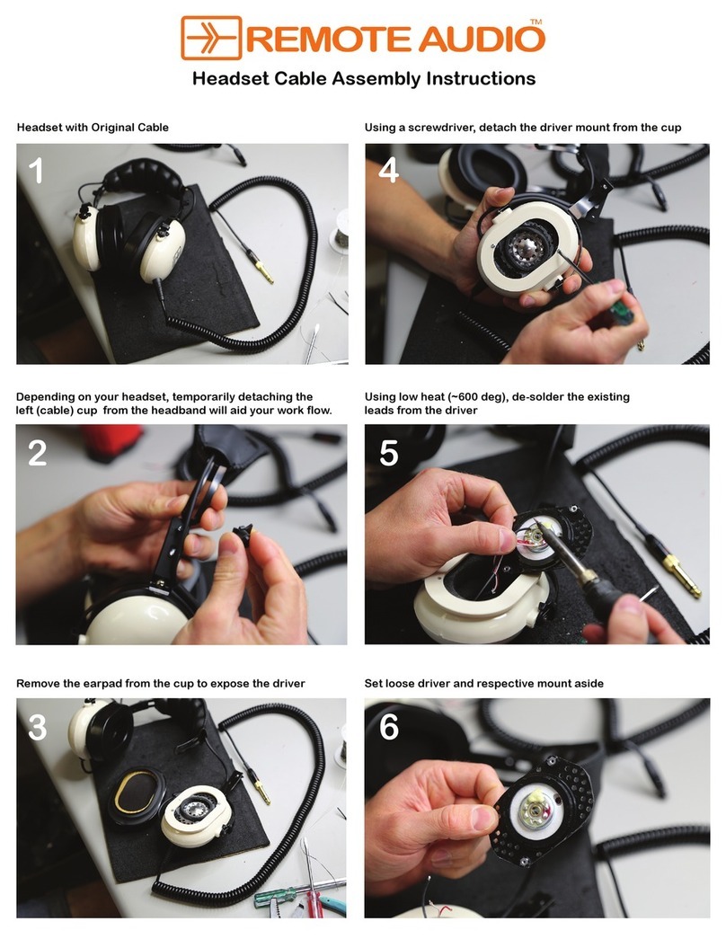 Remote Audio BCSHSECK Assembly instructions