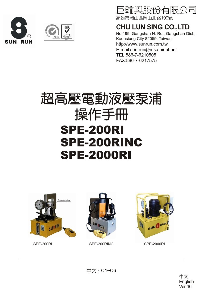 SUN RUN SPE-200RI User manual