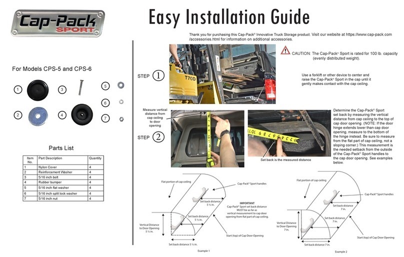 Cap-Pack Sport CPS-5 Easy installation guide