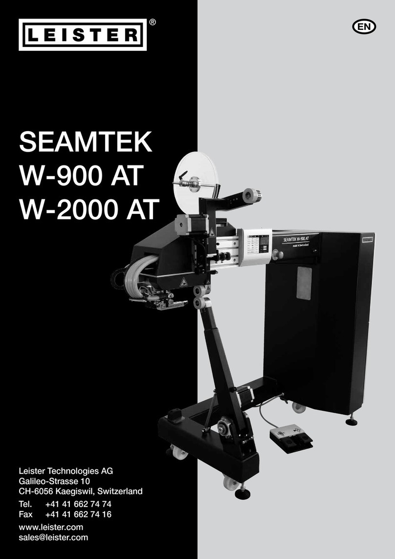 Leister SEAMTEK W-AT Series manual