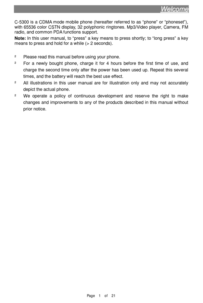 Spice C-5300 User manual