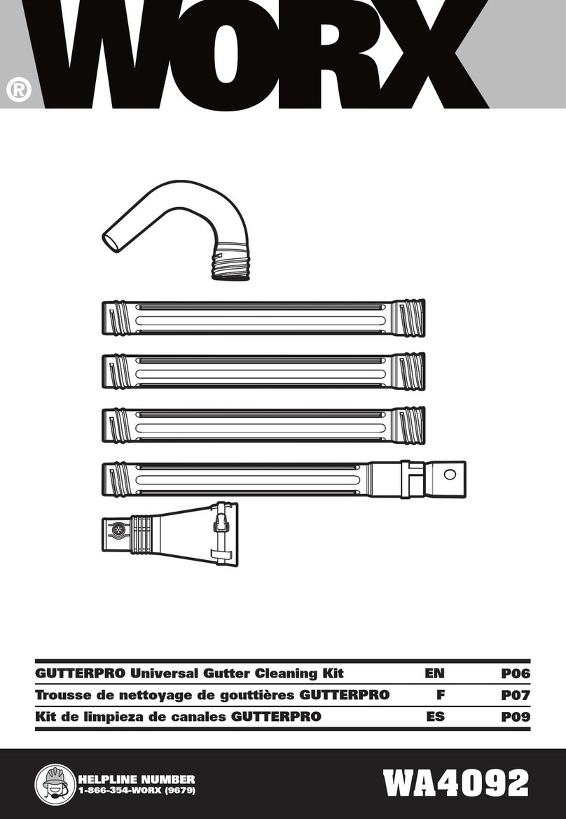 Worx GUTTERPRO WA4092 manual