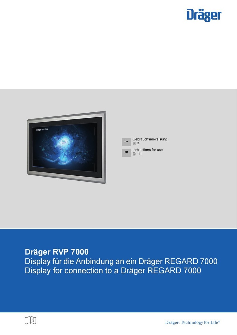 Drager RVP 7000 User manual