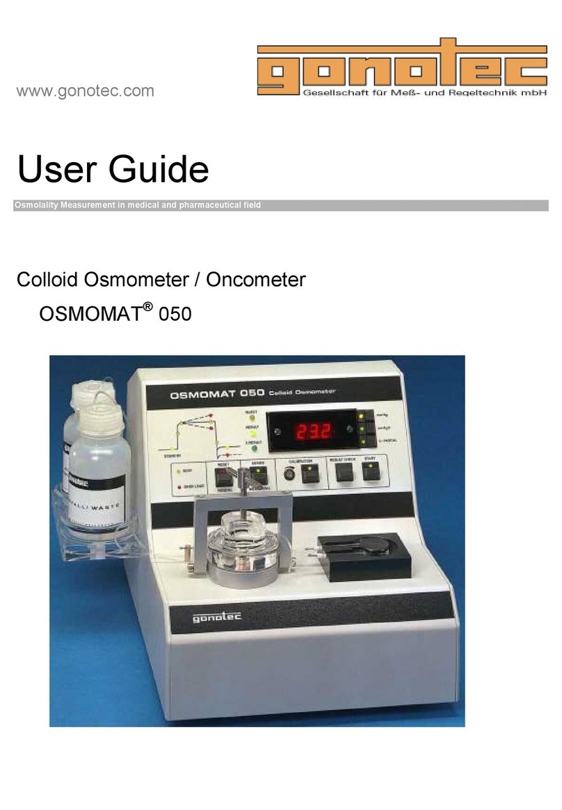 Gonotec OSMOMAT 050 user guide