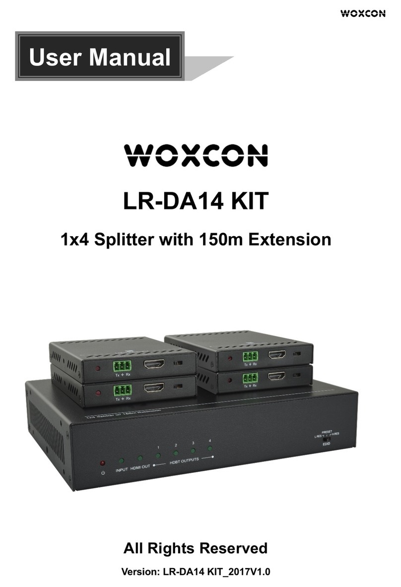 Woxcon LR-DA14 KIT user manual