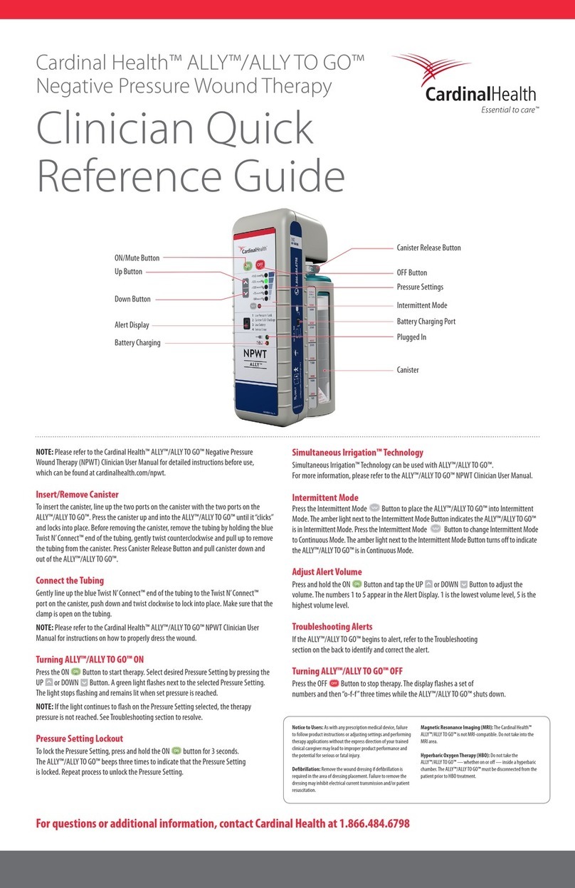 Cardinal Health ALLY Clinician Quick Reference Guide