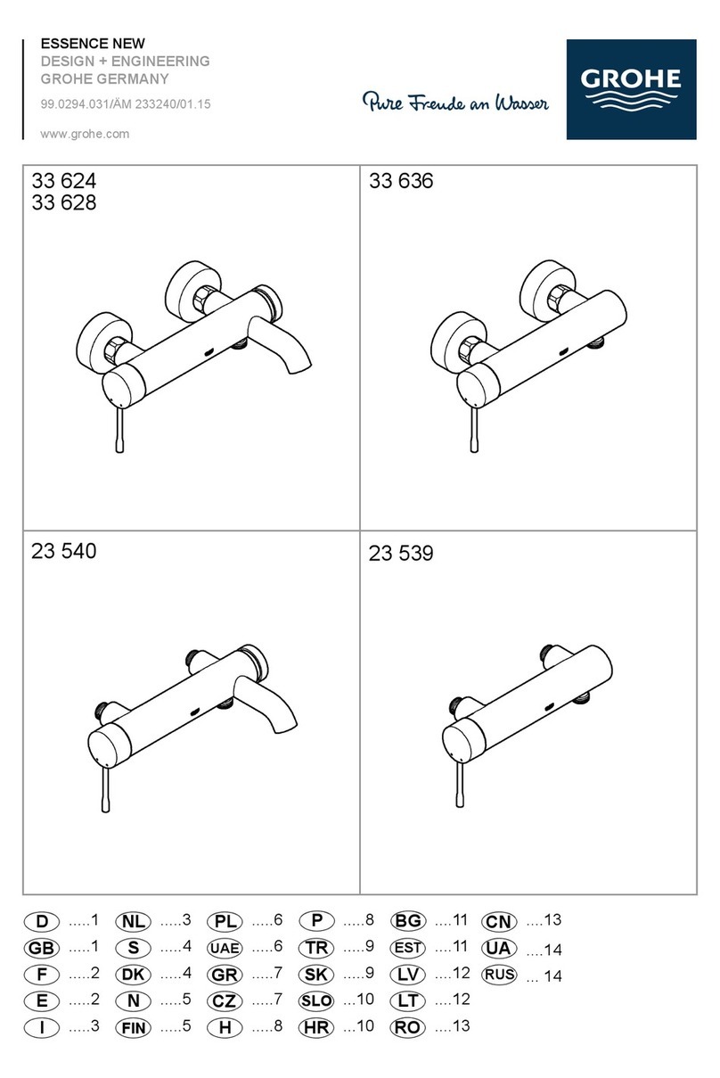 Grohe ESSENCE NEW 33 624 User manual