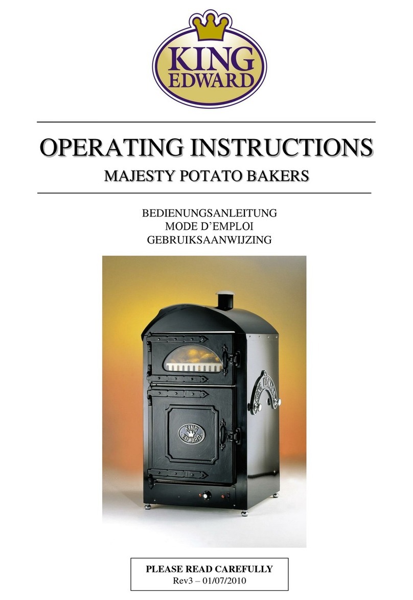 King Edward MAJESTY operating instructions