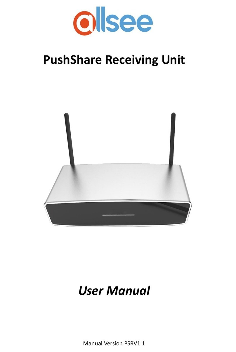 AllSee PushShare PSRV1.1 user manual