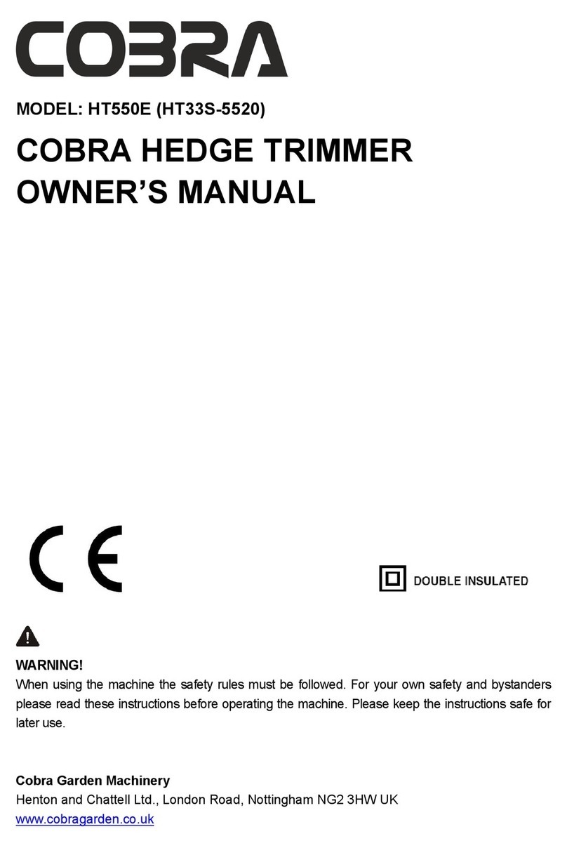 Cobra HT550E User manual Cobra HT550E User manual