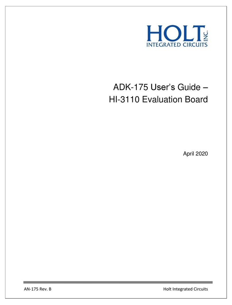 HOLT HI-3110 User manual