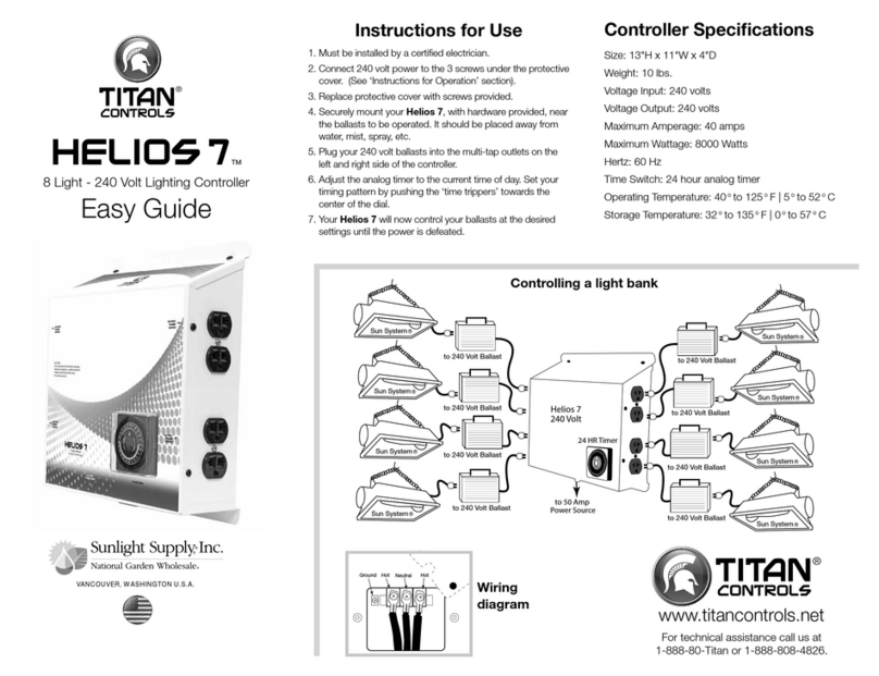 Sunlight Supply Titan Controls Helios 7 Product information sheet Sunlight Supply Titan Controls Helios 7 Product information sheet