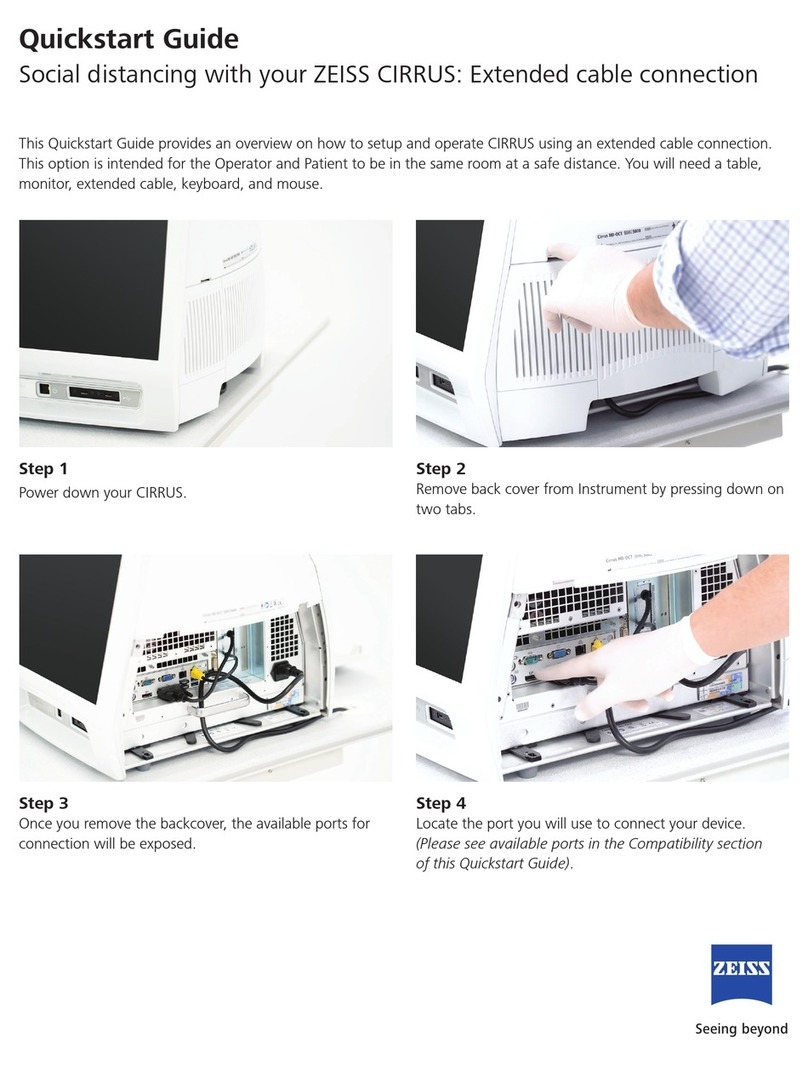Zeiss CIRRUS User manual