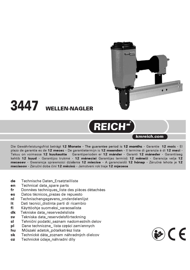 REICH 3447 Instruction manual