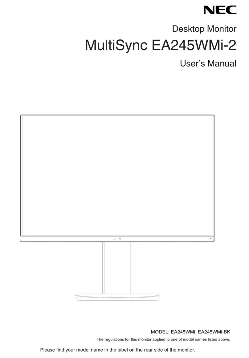NEC MultiSync EA245WMi-2 User manual