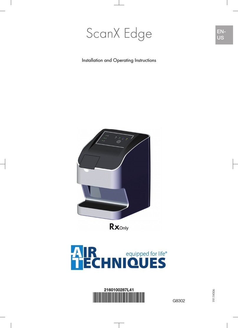 Air Techniques ScanX Edge Series Installation and operating instructions