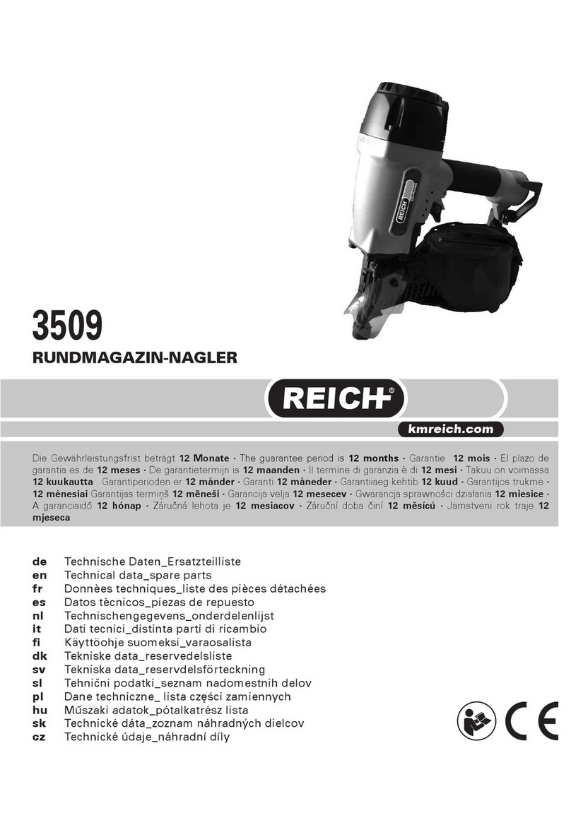 REICH 3509 Technical data spare parts