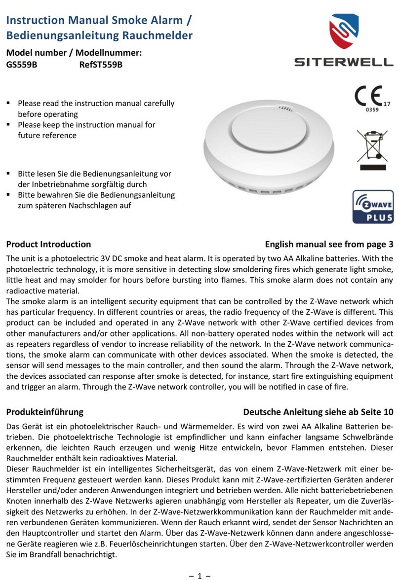 Siterwell GS559B instruction manual