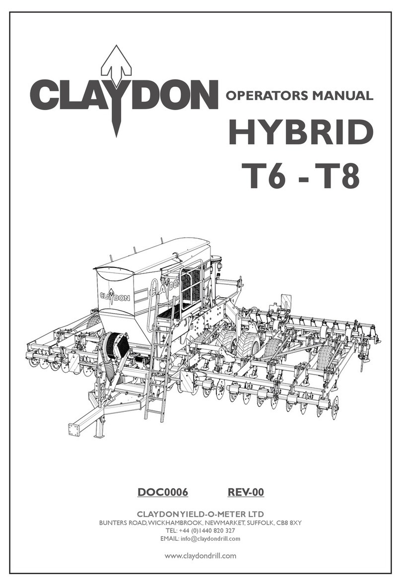 Claydon HYBRID T6 Operator's manual