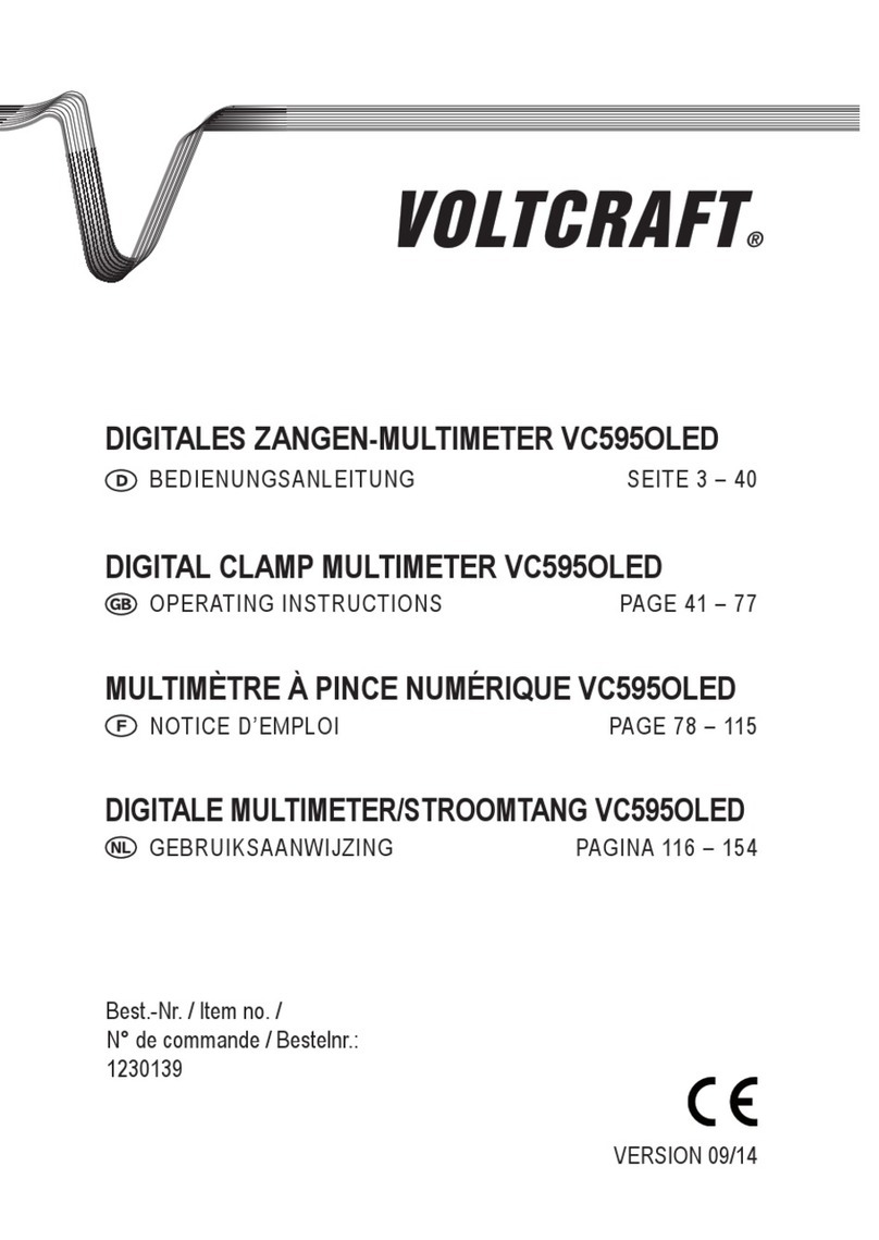 VOLTCRAFT VC595OLED User manual