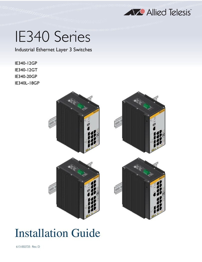 Allied Telesis IE340 Series installation guide