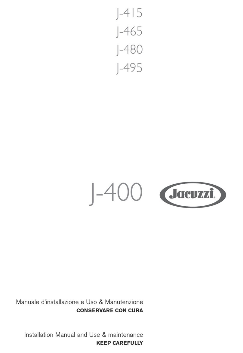 Jacuzzi J-400 Series Instruction manual