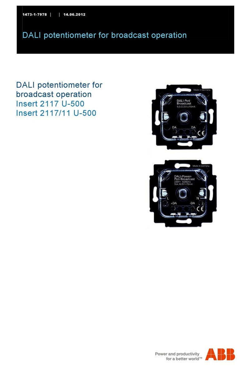 ABB 2117 U-500 User manual