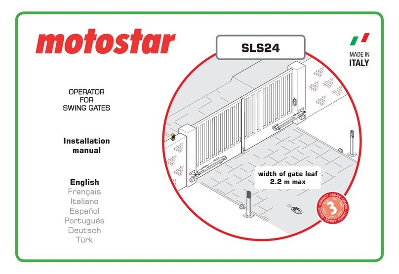 Motostar SLS24 installation manual