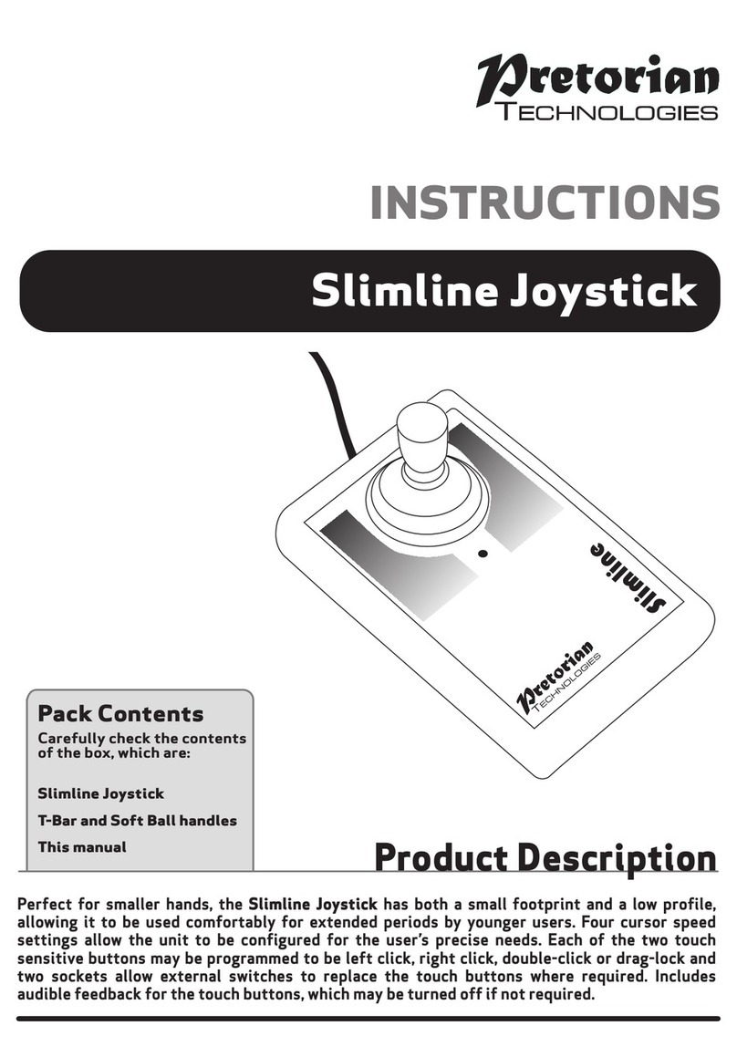 Pretorian Slimline User manual Pretorian Slimline User manual