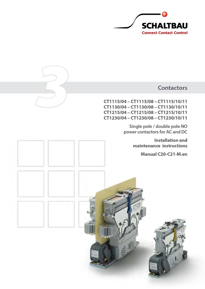 Schaltbau CT1115/04 Installation and maintenance instructions