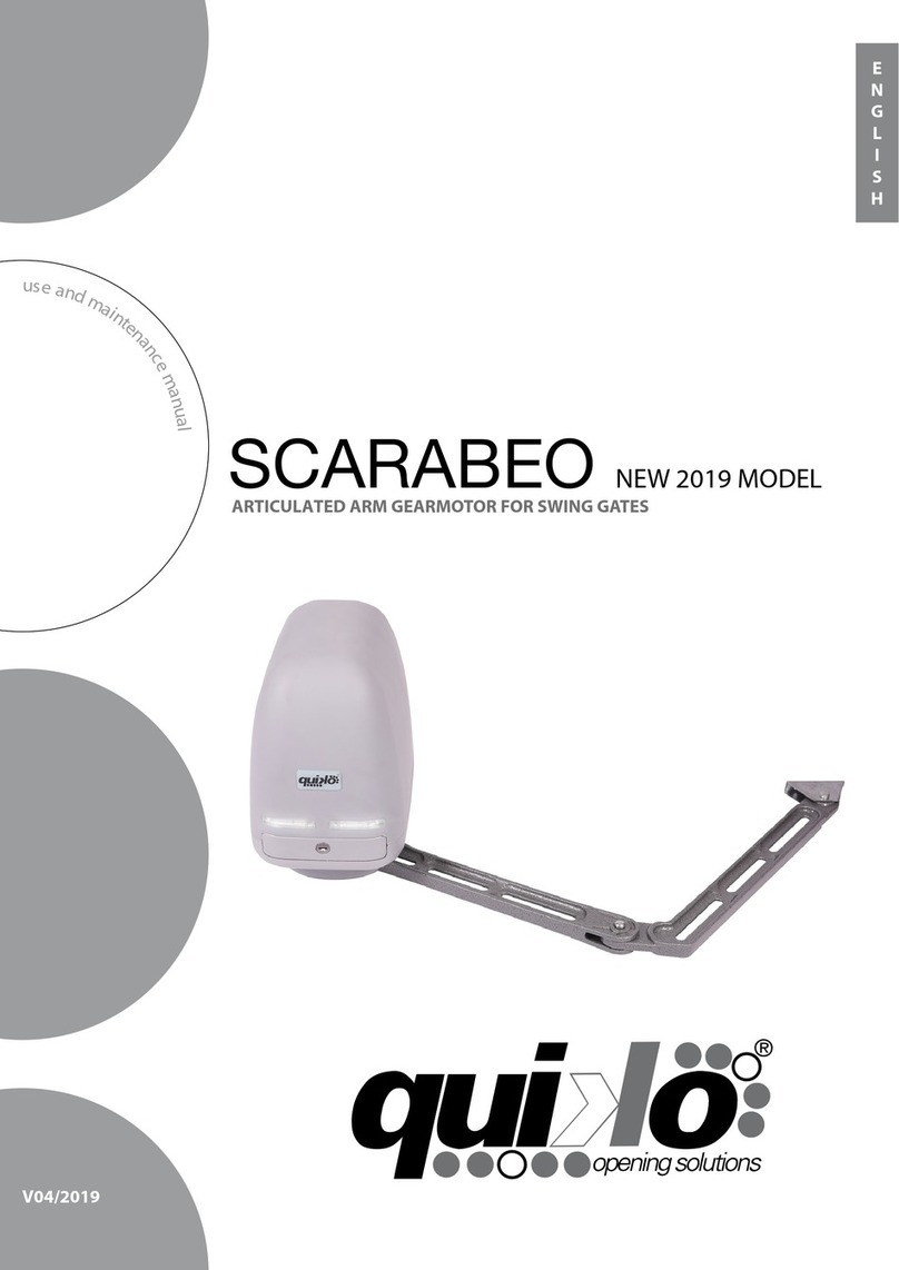 quiko SCARABEO Series manual