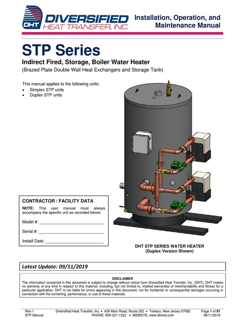 Heat Transfer STP Series Installation, operation and maintenance manual Heat Transfer STP Series Installation, operation and maintenance manual