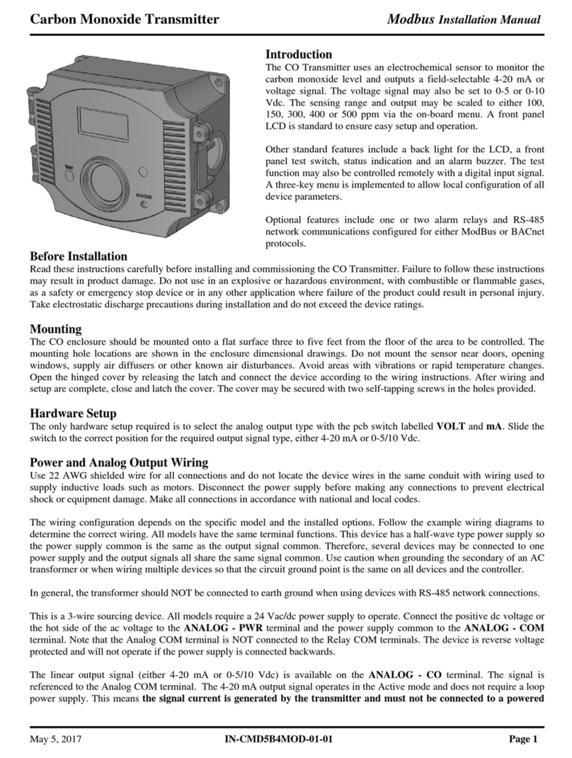 Greystone CMD5B4 Series installation manual