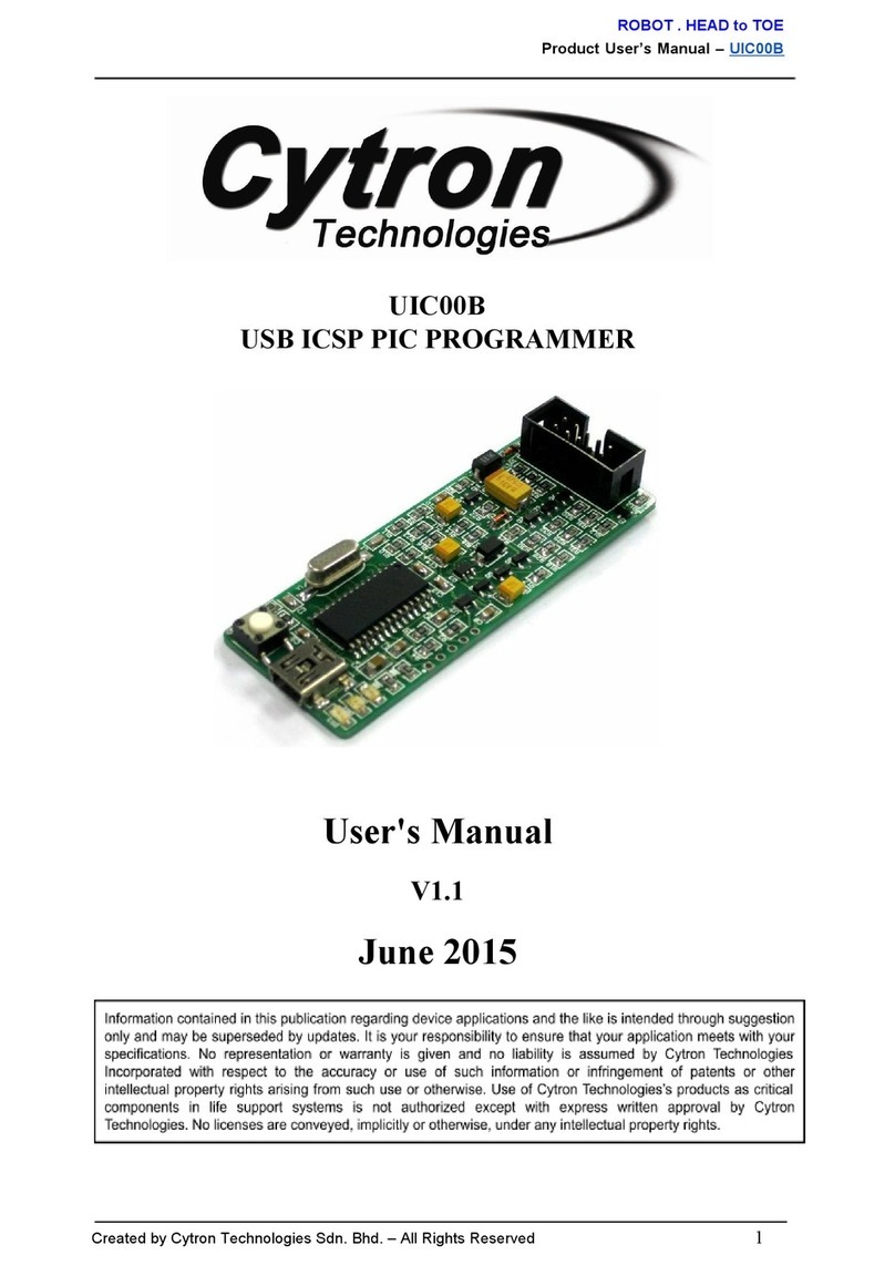 Cytron Technologies UIC00B user manual