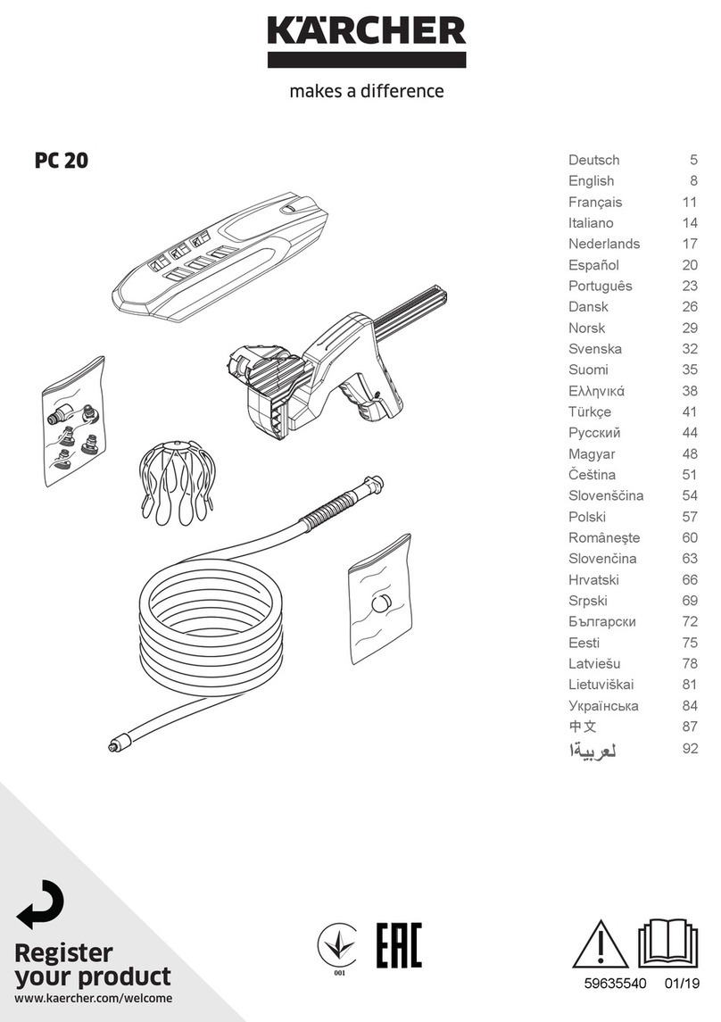 Kärcher PC 20 Original instructions