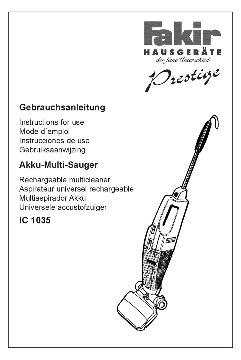 Fakir IC 1035 User manual Fakir IC 1035 User manual