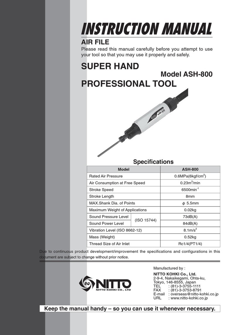 Nitto ASH-800 instruction manual