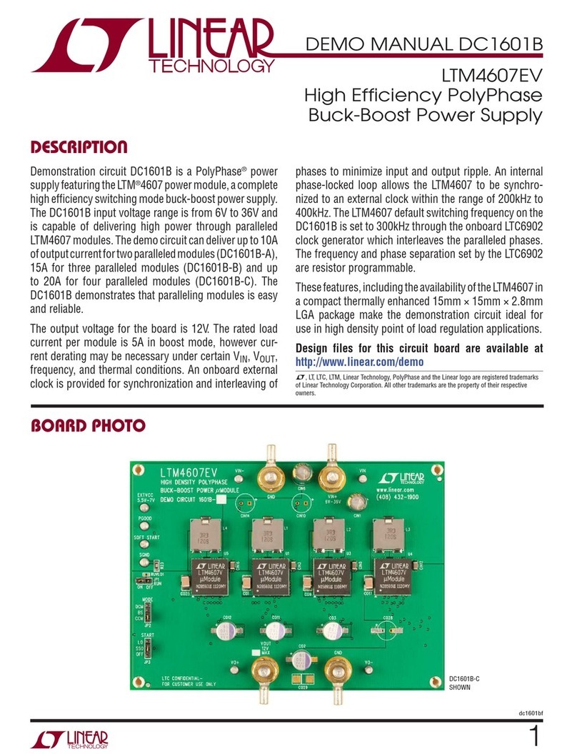 Linear Technology DC1601B Quick setup guide