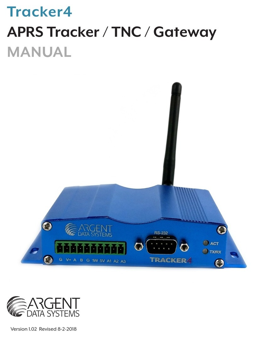 Argent Data Systems Tracker4 manual