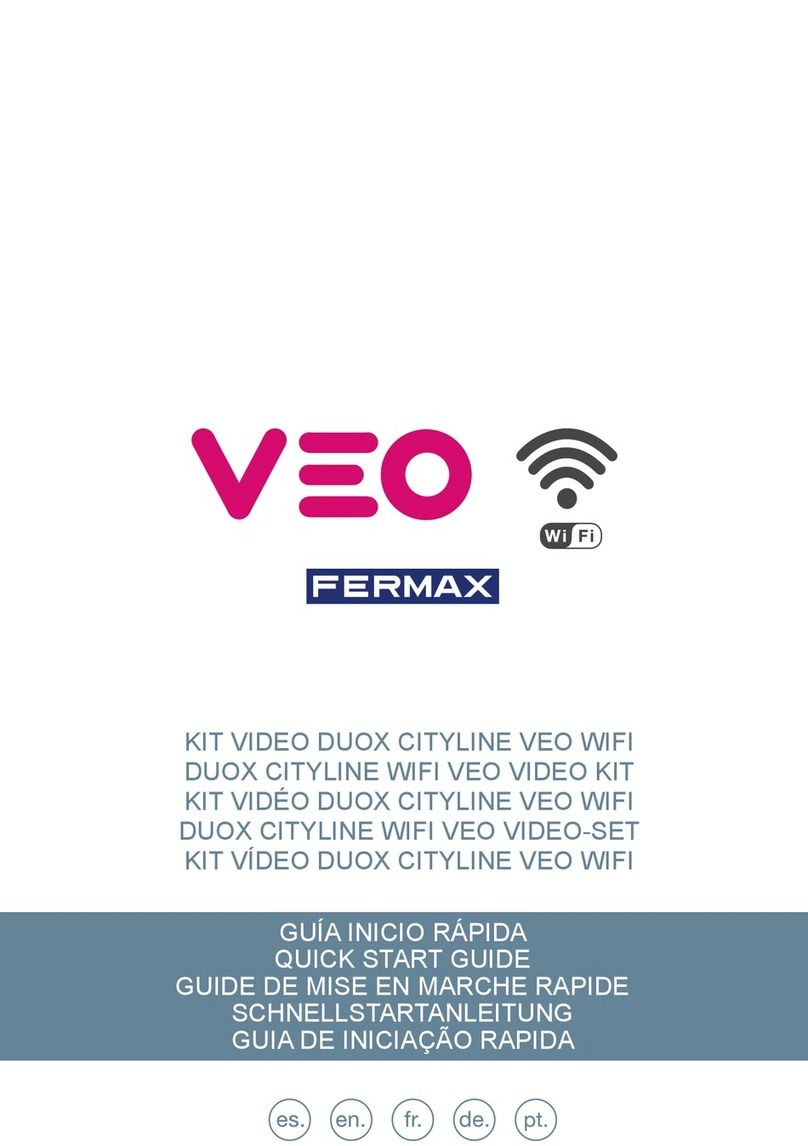 Fermax DUOX CITYLINE VEO User manual