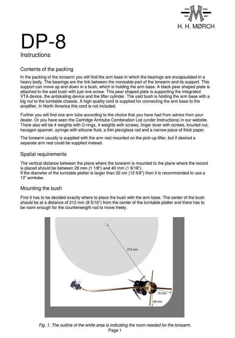 H. H. MORCH DP-8 instructions