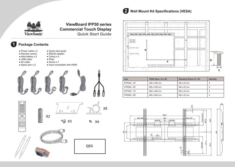 ViewSonic ViewBoard IFP50 Series User manual