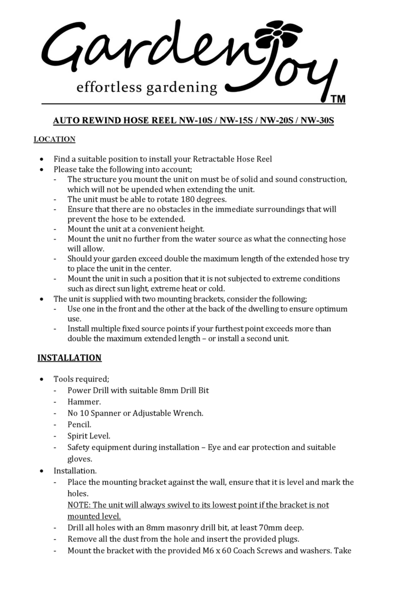GardenJoy NW-10S instructions
