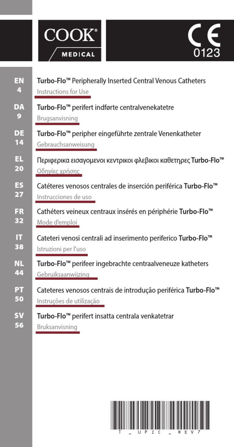 COOK Medical Turbo-Flo Instructions for use