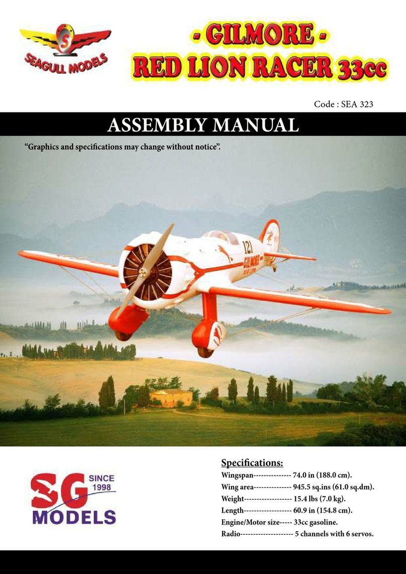SG Models GILMORE RED LION RACER 33cc Assembly manual SG Models GILMORE RED LION RACER 33cc Assembly manual