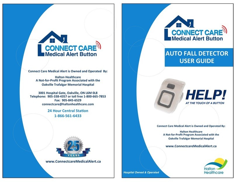 Halton Healthcare CONNECT CARE AUTO FALL DETECTOR user guide