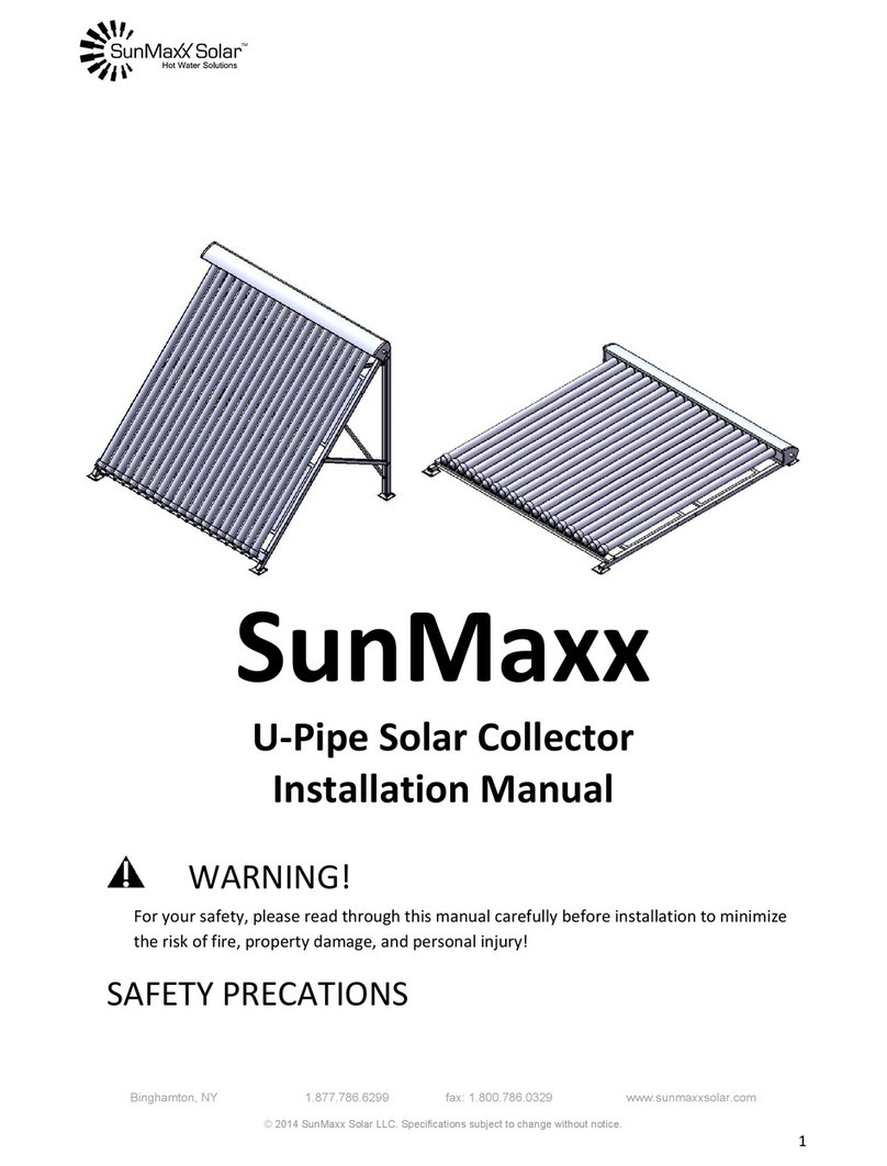 SunMaxx Solar ThermoPower VDF20 User manual